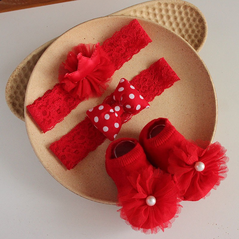 Socks Shoe with 2 Headband - Image 2