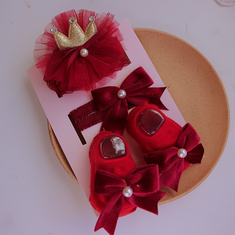 Socks Shoe with 2 Headband - Image 4