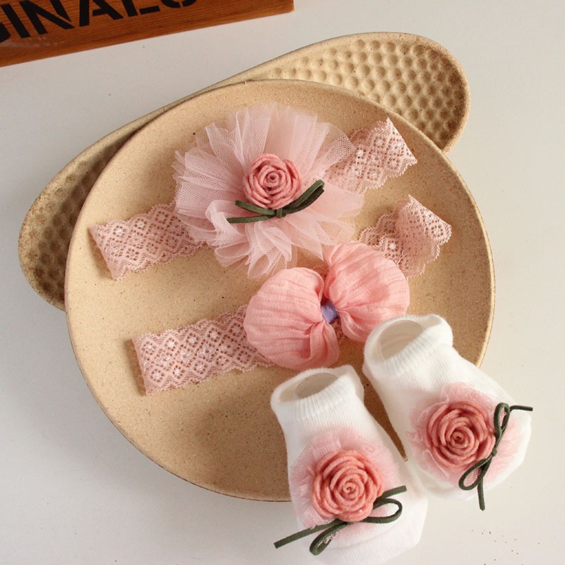 Socks Shoe with 2 Headband - Image 3