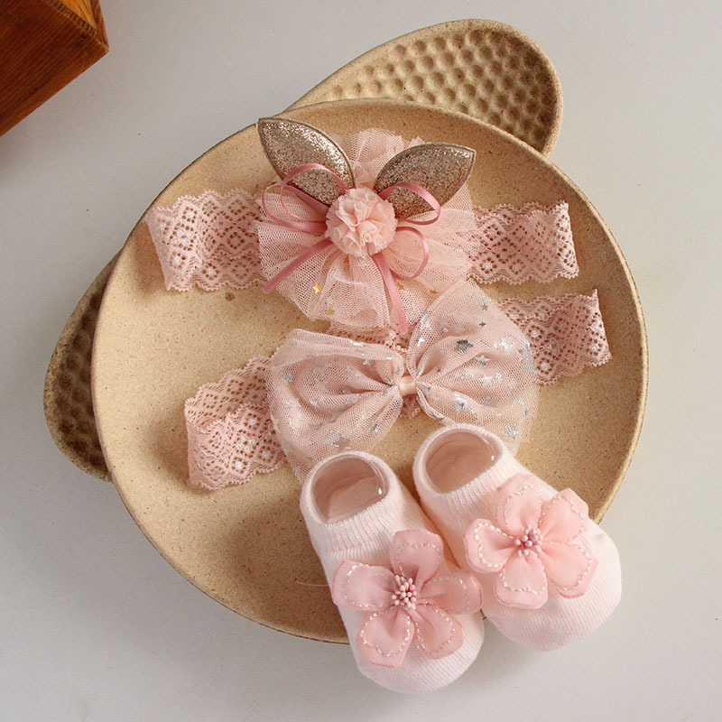 Socks Shoe with 2 Headband - Image 5