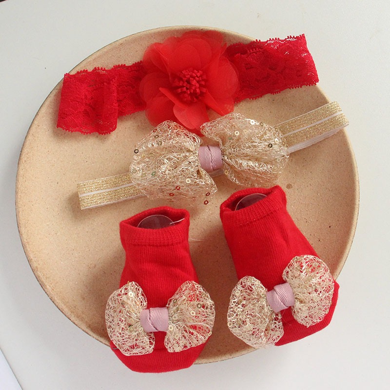Socks Shoe with 2 Headband - Image 6