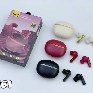 U61 High Quality Wireless Earbuds Stereo Bass Sound Sports Gaming Earphone