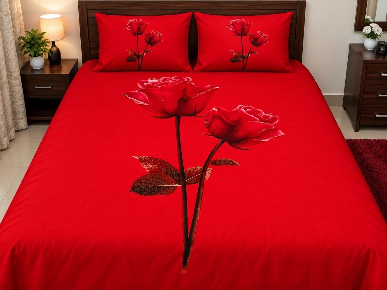 ১ফুলের বিছানার চাদর - Image 13